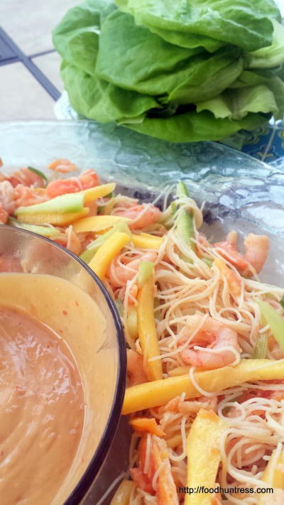 30.3 Papaya Mango Shrimp Lettuce Wraps